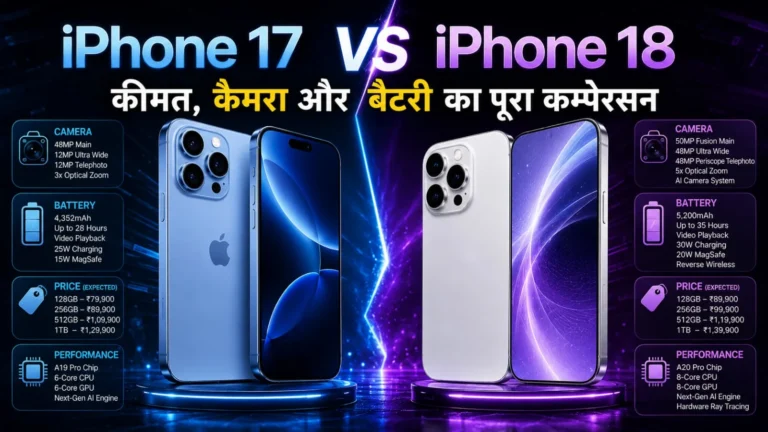Iphone 17 VS Iphone 18: कीमत, कैमरा और बैटरी का पूरा कम्पेरसन
