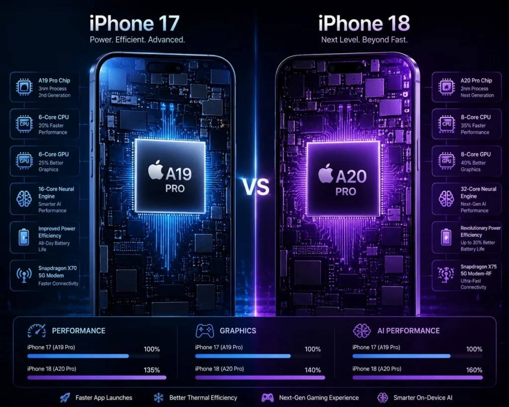 iphone processor comparioson